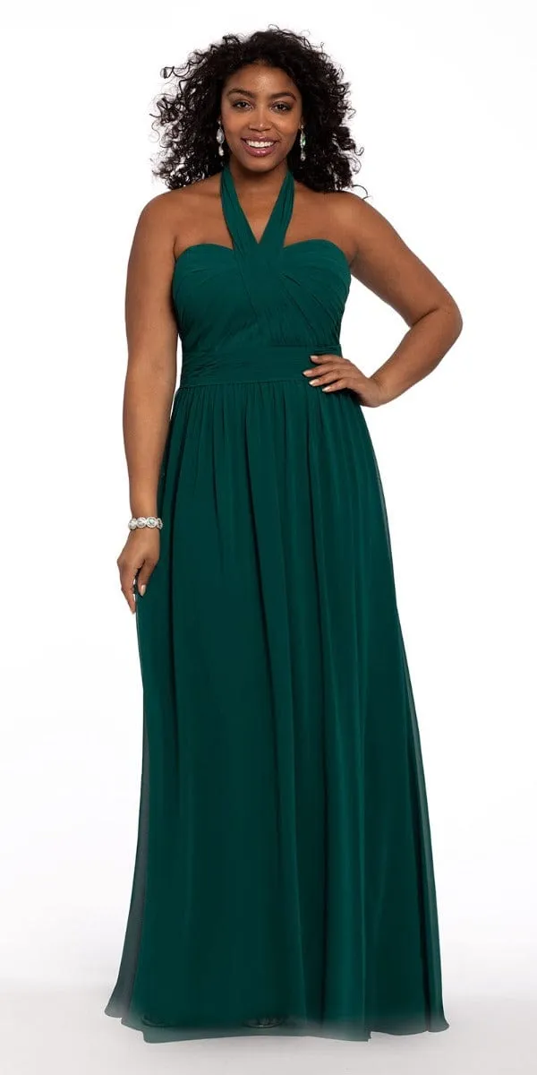 Tie Neck Halter Dress - Missy
