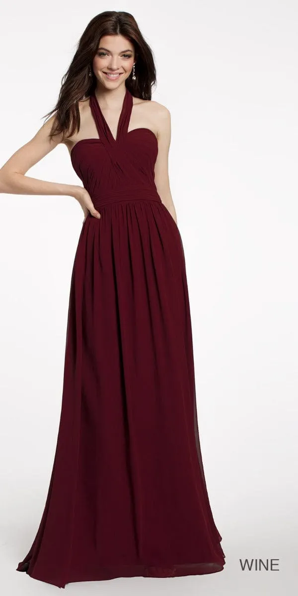 Tie Neck Halter Dress - Plus