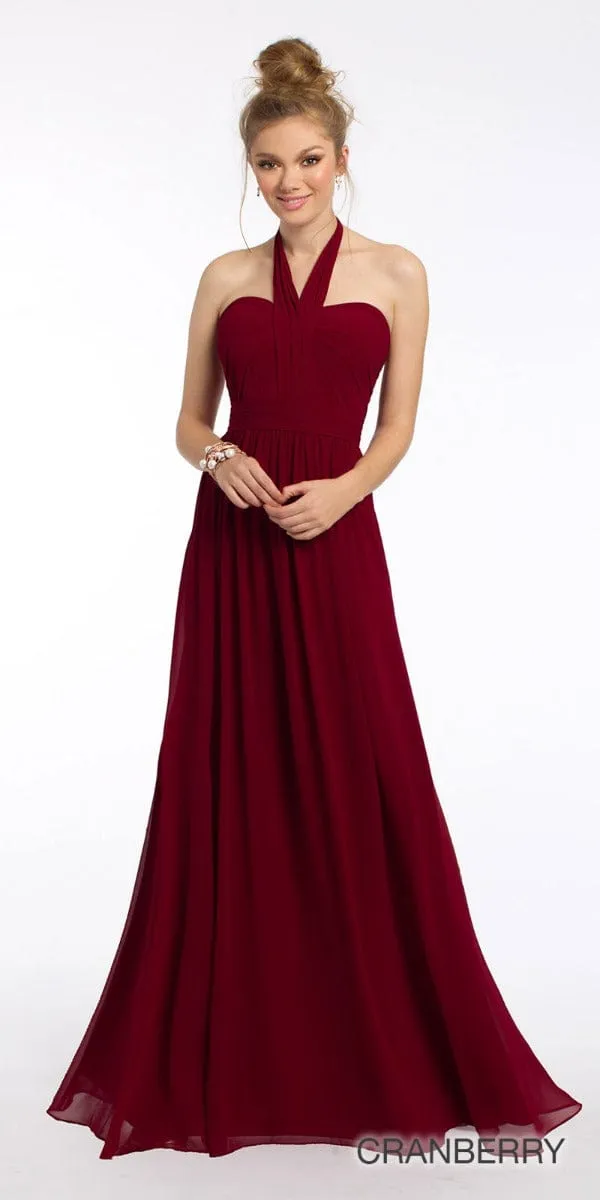 Tie Neck Halter Dress - Plus