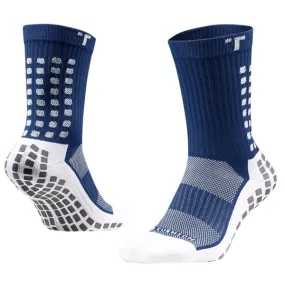 TruSox 3.0 Mid-Calf Cushion Crew Sock-NAVY