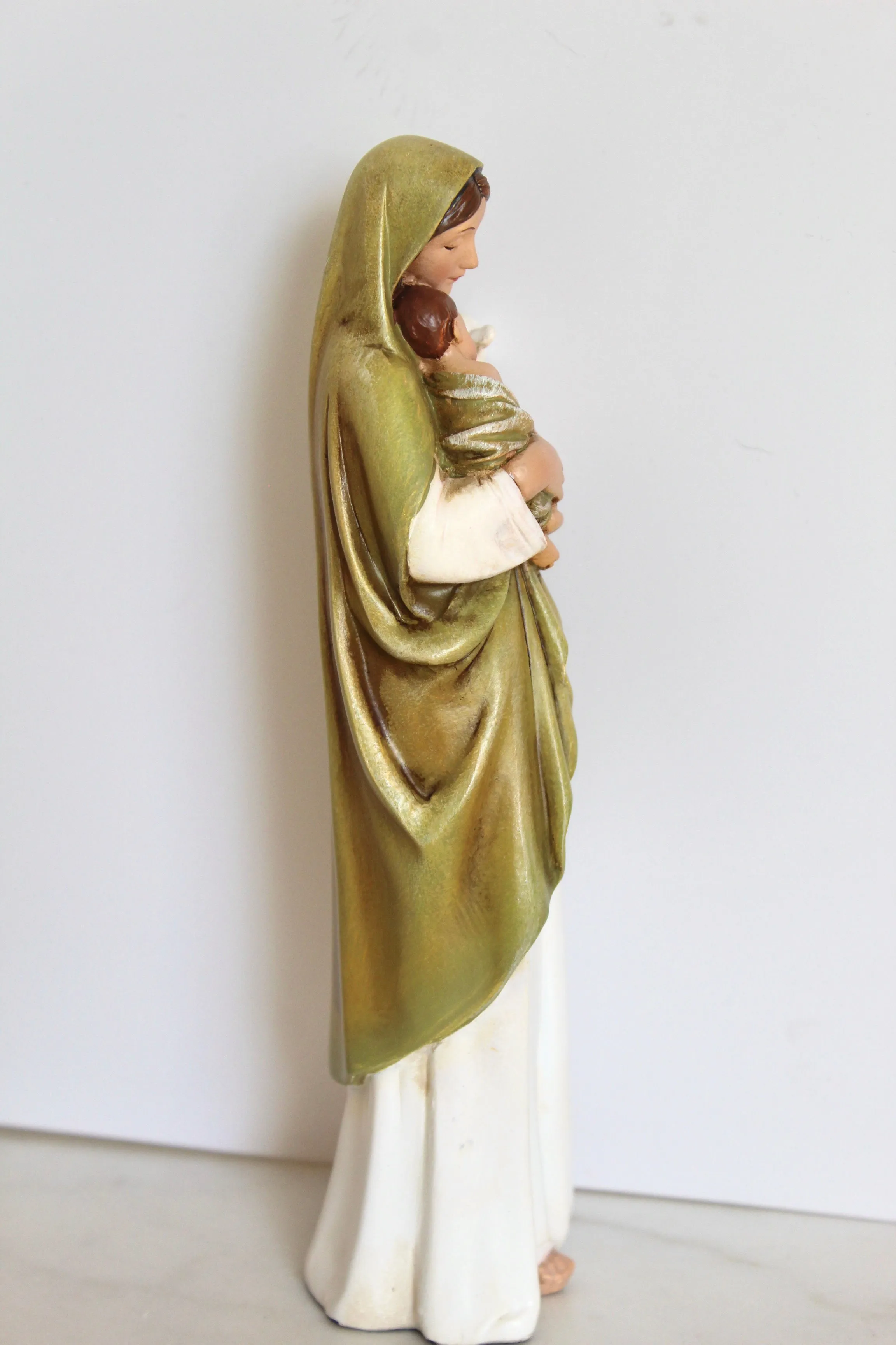 Virgin Mary Lamb Statue