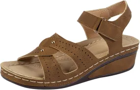 Women's Fashion Casual Vacation Wedge Platform Sandals 2025 Summer Lightweight Comfortable Wedge Sandals for Women Shoes Wide Width Low Heel Wedding Party Dress Shoes
