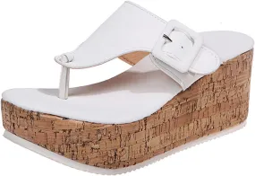 Yanzhenglip 2025 New Platform Sandals with Ankle Strap Open Toe Wedge Sandals for Women Wedge Sandals Platform Wedge Sandal Open Toe Sandals Dressy Summer Shoes